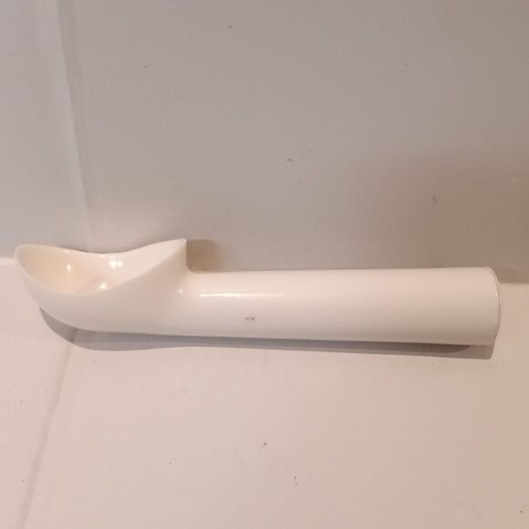 Vintage Ekco Plastic Traditional Ice Cream Scoop-White-Dishwasher Safe-90s - Picture 2 of 7